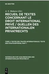 Book cover of Textes des Traités Internationaux/ Texte der Staatsverträge (2nd ed.) by Unknown