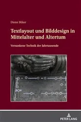 Book cover of Textlayout und Bilddesign in Mittelalter und Altertum by Dieter Büker
