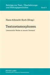 Book cover of Textmetamorphosen by Hans-Albrecht Koch