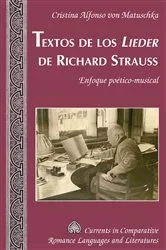 Book cover of Textos de los «Lieder» de Richard Strauss by Michael G. Paulson