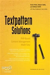 Book cover of Textpattern Solutions by Cody Lindley