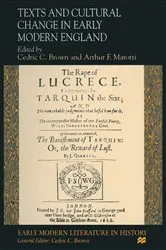 Book cover of Texts and Cultural Change in Early Modern England by Cedric C. Brown