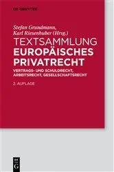 Book cover of Textsammlung Europäisches Privatrecht (2nd ed.) by Stefan Grundmann