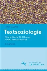 Book cover of Textsoziologie (2nd ed.) by Peter V. Zima