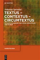 Book cover of Textus - Contextus - Circumtextus by Johanna Sprondel
