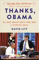 Book cover of Thanks, Obama by David Litt