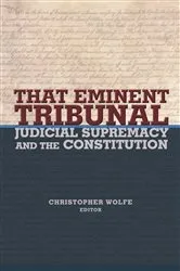 Book cover of That Eminent Tribunal by Christopher Wolfe