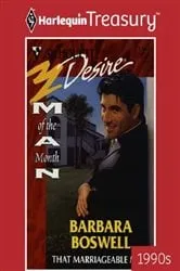 Book cover of THAT MARRIAGEABLE MAN! by Barbara Boswell