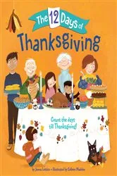 Book cover of The 12 Days of Thanksgiving by Jenna Lettice