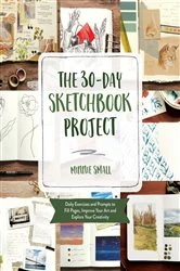 Book cover of The 30-Day Sketchbook Project by Minnie Small