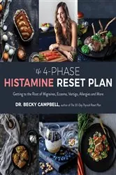 Book cover of The 4-Phase Histamine Reset Plan by Dr. Becky Campbell