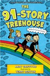 Book cover of The 91-Story Treehouse by Andy Griffiths