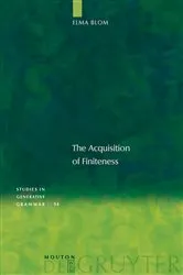 Book cover of The Acquisition of Finiteness by Elma Blom