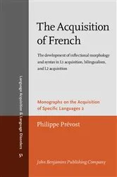 Book cover of The Acquisition of French by Unknown