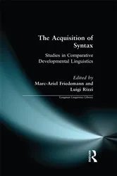 Book cover of The Acquisition of Syntax by Marc-Ariel Friedemann