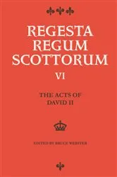 Book cover of The Acts of David II (1329-1371) by Bruce Webster