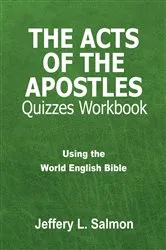 Book cover of The Acts of the Apostles Quizzes Workbook by Unknown