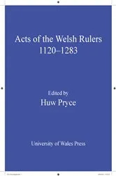 Book cover of The Acts of Welsh Rulers, 1120-1283 (2nd ed.) by Huw Pryce