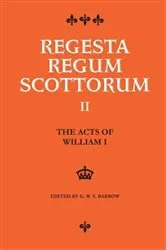 Book cover of The Acts of William I (1165-1214) by G W S Barrow