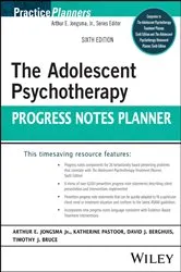Book cover of The Adolescent Psychotherapy Progress Notes Planner (6th ed.) by Arthur E. Jongsma