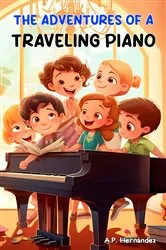 Book cover of The Adventures of a Traveling Piano by Unknown