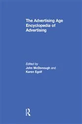 Book cover of The Advertising Age Encyclopedia of Advertising by John McDonough