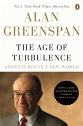 Book cover of The Age of Turbulence by Alan Greenspan