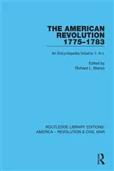 Book cover of The American Revolution 1775–1783 by Richard L. Blanco