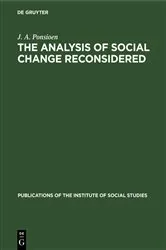 Book cover of The analysis of social change reconsidered (3rd ed.) by Unknown