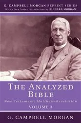 Book cover of The Analyzed Bible, Volume 3 (3rd ed.) by G. Campbell Morgan