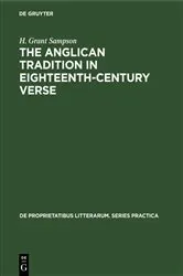 Book cover of The Anglican tradition in eighteenth-century verse by H. Grant Sampson