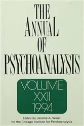 Book cover of The Annual of Psychoanalysis, V. 22 by Jerome A. Winer