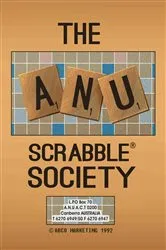 Book cover of The ANU Scrabble Society by Alexander Bailiff
