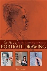 Book cover of The Art of Portrait Drawing by Joy Thomas