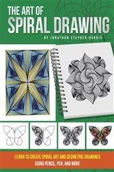 Book cover of The Art of Spiral Drawing by Jonathan Stephen Harris