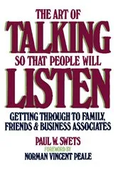 Book cover of The Art of Talking So That People Will Listen by Paul W. Swets