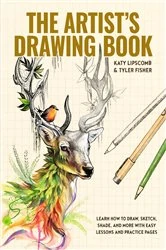 Book cover of The Artist's Drawing Book by Katy Lipscomb