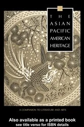 Book cover of The Asian Pacific American Heritage by George J. Leonard