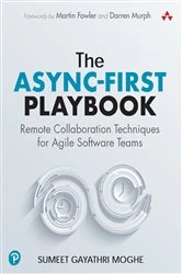 Book cover of The Async-First Playbook by Sumeet Gayathri Moghe