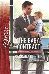 Book cover of The Baby Contract by Barbara Dunlop