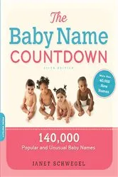 Book cover of The Baby Name Countdown by Janet Schwegel