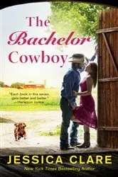 Book cover of The Bachelor Cowboy by Jessica Clare
