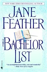 Book cover of The Bachelor List by Jane Feather