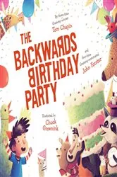 Book cover of The Backwards Birthday Party by Tom Chapin