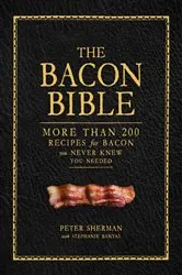 Book cover of The Bacon Bible by Peter Sherman