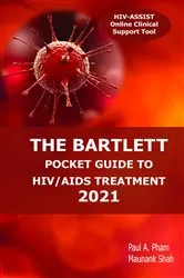 Book cover of The Bartlett Pocket Guide to HIV/AIDS Treatment 2021 by Paul Pham