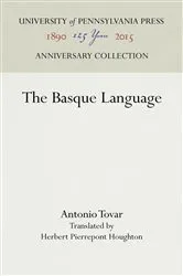 Book cover of The Basque Language by Unknown
