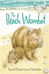 Book cover of The Beach Wombat by Susannah Chambers