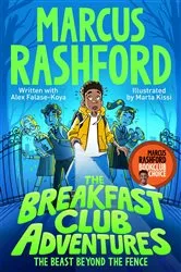 Book cover of The Beast Beyond the Fence by Marcus Rashford
