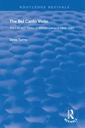 Book cover of The Bel Canto Violin by David Tunley